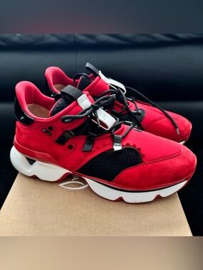 Christian Louboutin Red Runners Flat